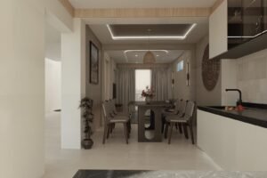 Living Cum Kitchen Dining